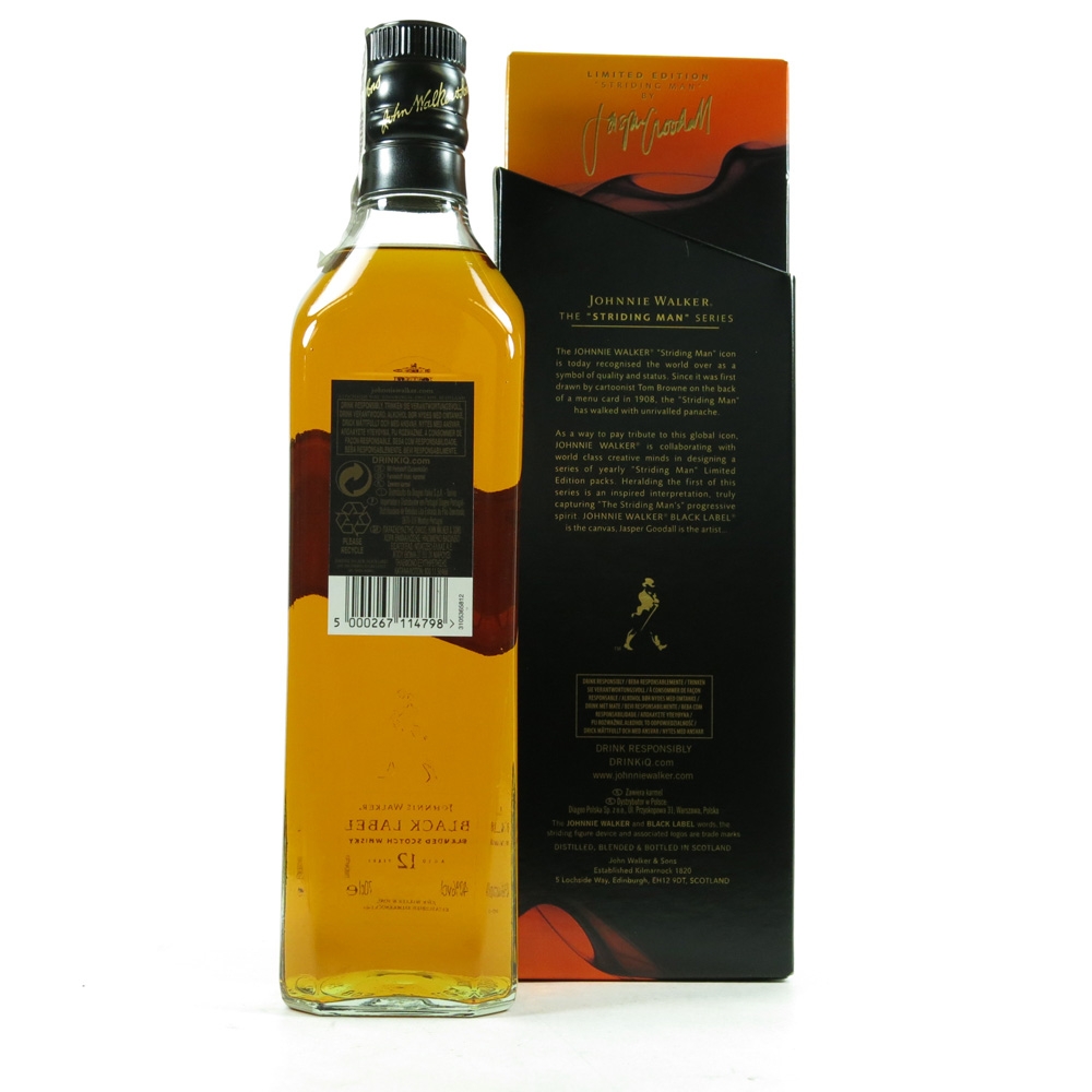 Johnnie Walker Black Label Jasper Goodall limited Edition Whisky